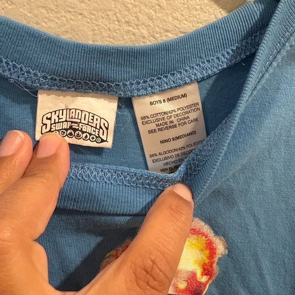 Skylanders Swap Force T-shirt Kids Size Medium (8) Vintage 2014 EUC - Picture 5 of 11